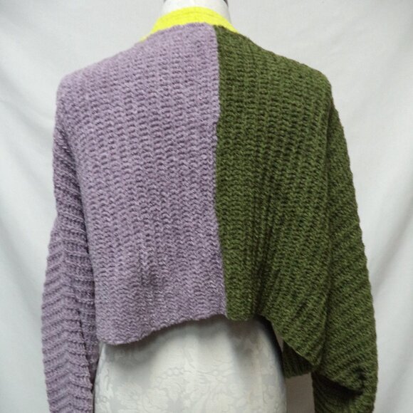 Urban Outfitters Chenille Cardigan sweater top cropped  NEW NWT Size Small Sm S - Picture 11 of 15